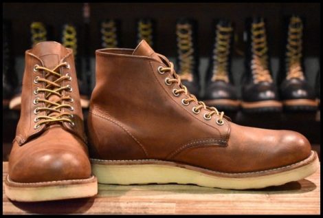 【7.5D 良品 10年】レッドウィング 9111 アイリッシュセッター 茶 カッパー ラフ＆タフ プレーントゥ 編み上げ ブーツ redwing HOPESMORE