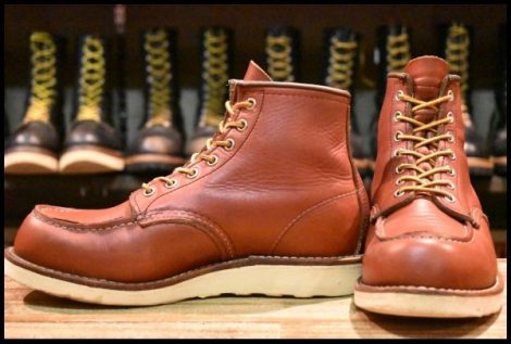 【7D 良品 犬タグ復刻 23年】レッドウィング 8875 アイリッシュセッター 赤茶 オロラセット モックトゥ ブーツ redwing HOPESMORE