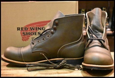 【9.5D 箱付 未使用 24年】レッドウィング 8078 アイアンレンジャー グリーン アルパイン ポーテージ 緑 ブーツ redwing HOPESMORE