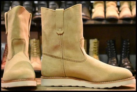 【10E 箱付 未使用 25年】レッドウィング 8168 スエード ペコス ホーソーンアビレーンラフアウト ブーツ redwing HOPESMORE