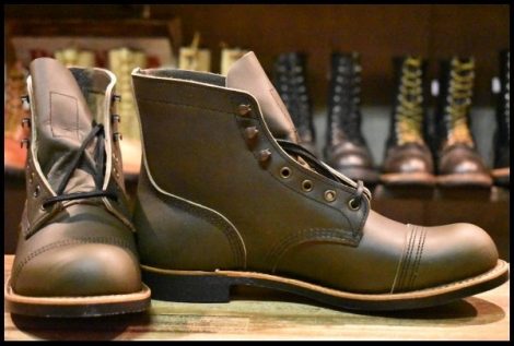 【9.5D 箱付 未使用 24年】レッドウィング 8078 アイアンレンジャー グリーン アルパイン ポーテージ 緑 ブーツ redwing HOPESMORE