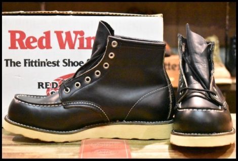【8E DEAD 犬タグ 99年】レッドウィング 8179 アイリッシュセッター ブラッククローム モックトゥ ブーツ redwing HOPESMORE