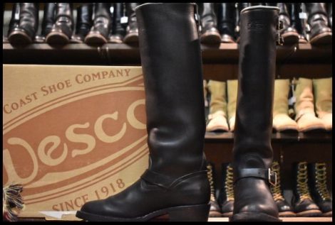 【7D 良品 13年】WESCO ウエスコ カスタムボス ロング ブラック 黒 16インチハイト ビブラム430 エンジニア ブーツ BOSS HOPESMORE
