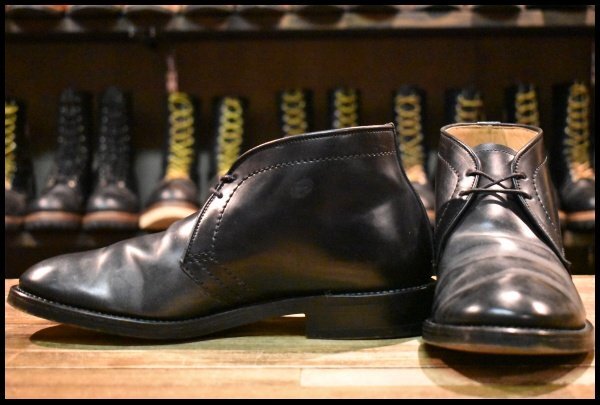 8E 良品】ウィリアムギブソン バズリクソンズ チャッカ ブラック