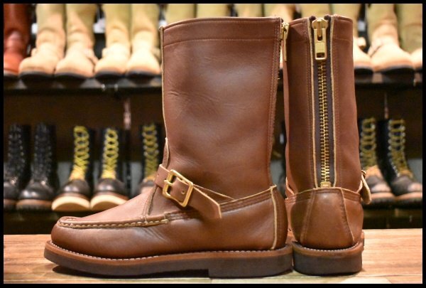 6EE 良品 白タグ】RUSSELL MOCCASIN ラッセルモカシン スネークブーツ