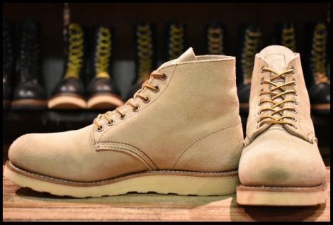 【7.5D 良品 09年】レッドウィング 8167 スエード アイリッシュセッター ホーソーンアビレーンラフアウト ブーツ redwing HOPESMORE