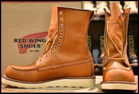 【8D 箱付 未使用 22年】レッドウィング 877 ロング アイリッシュセッター オロレガシー モックトゥ 編み上げ ブーツ redwing HOPESMORE