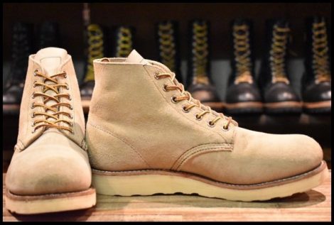 【7.5D 良品 09年】レッドウィング 8167 スエード アイリッシュセッター ホーソーンアビレーンラフアウト ブーツ redwing HOPESMORE