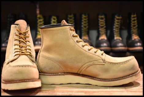 【8D 良品 06年】レッドウィング 8173 スエード アイリッシュセッター ホーソーン ラフアウト モックトゥ ブーツ redwing HOPESMORE