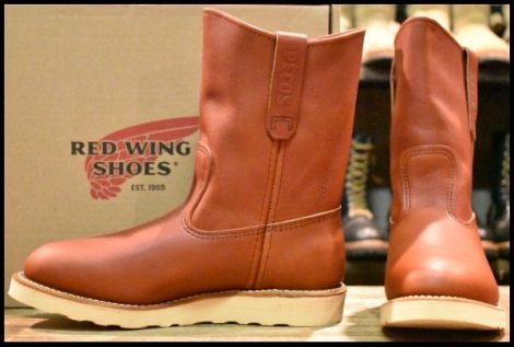 【6.5E 箱付 未使用 15年】レッドウィング 8866 ペコス 赤茶 オロラセット プルオン ブーツ redwing pecos HOPESMORE