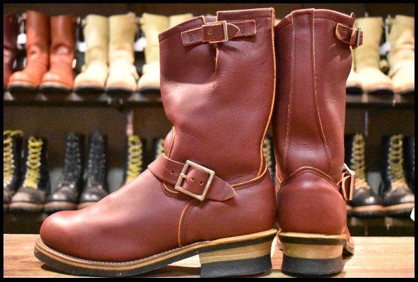 8.5D 美品 PT99刺繍】レッドウィング 8271 エンジニア 赤茶