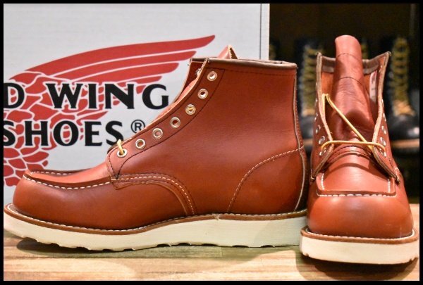 レッドウイング　ソール交換済み　四角犬タグ　モックトゥ　7E RED WING 7E 未使用 犬タグ復刻 24年】レッドウィング 8875 アイリッシュ