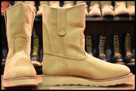 【6.5E 箱付 未使用 15年】レッドウィング 8168 スエード ペコス ホーソーンアビレーンラフアウト ブーツ redwing pecos HOPESMORE