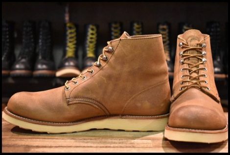 【10D 美品 09年】レッドウィング 8181 スエード アイリッシュセッター 茶 ミュールスキナー プレーントゥ ブーツ redwing HOPESMORE