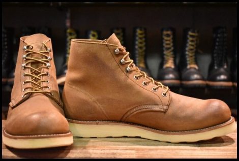 【10D 美品 09年】レッドウィング 8181 スエード アイリッシュセッター 茶 ミュールスキナー プレーントゥ ブーツ redwing HOPESMORE