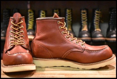 【7.5D 良品 12年】レッドウィング 9106 アイリッシュセッター 赤茶 レッド ブラウン モックトゥ 8875 ブーツ redwing HOPESMORE