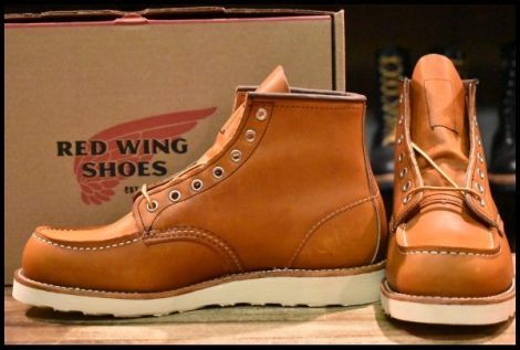 【9E 箱付 未使用 22年】レッドウィング 875 アイリッシュセッター 茶 オロレガシー モック レースアップ ブーツ redwing HOPESMORE
