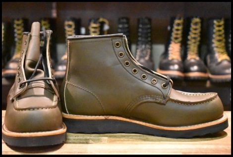 【7.5D 箱付 未使用 24年】レッドウィング 8828 アルパインポーテージ 深緑 アイリッシュセッター モックトゥ ブーツ redwing HOPESMORE