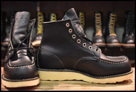 【6.5E 箱付 DEAD 羽タグ 03年】レッドウィング 8179 アイリッシュセッター 黒 ブラッククローム 8130 ブーツ redwing HOPESMORE