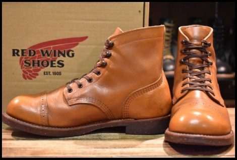 【8D 箱付 良品 13年】レッドウィング 8011 アイアンレンジ マンソン ホワイト アッシュセトラー キャップトゥ ブーツ redwing HOPESMORE