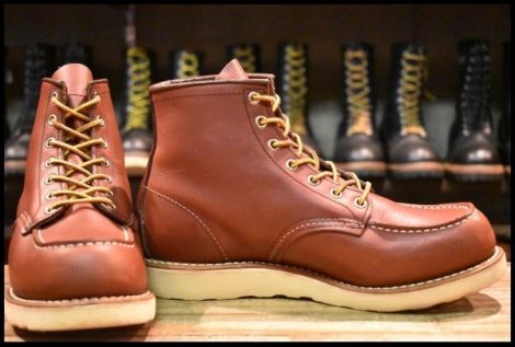 【7.5D 美品 13年】レッドウィング 9106 アイリッシュセッター 赤茶 レッド ブラウン モックトゥ 8875 ブーツ redwing HOPESMORE