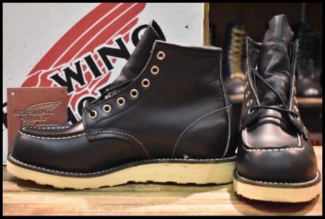 【6.5E 箱付 DEAD 羽タグ 03年】レッドウィング 8179 アイリッシュセッター 黒 ブラッククローム 8130 ブーツ redwing HOPESMORE