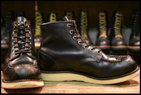 【7.5E ジャンク 15年】レッドウィング 9874 アイリッシュセッター ブラック クローンダイク 黒 モックトゥ ブーツ redwing HOPESMORE