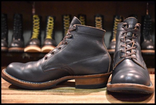 【9E 良品】WHITE’S ホワイツ セミドレス ネイビー クロムエクセル 紺 ビブラム269シングル 編み上げ レースアップ ブーツ HOPESMORE