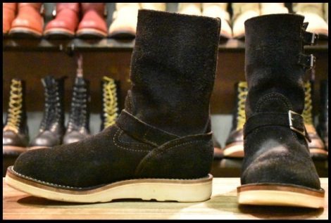 【8.5E 良品 18年】WESCO ウエスコ カスタムボス ブラックラフアウト 黒 9インチハイト ラプターシングル ブーツ BOSS HOPESMORE