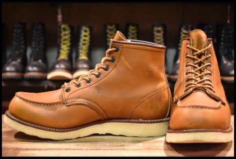 【9.5E 良品 サイド羽タグ 02年】レッドウィング 875 アイリッシュセッター 茶 オロイジナル モックトゥ ブーツ redwing HOPESMORE