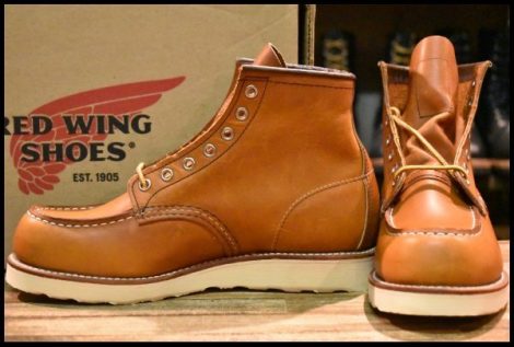 【7.5D 未使用 17年】レッドウィング 875 アイリッシュセッター 茶 オロレガシー モック レースアップ ブーツ redwing HOPESMORE