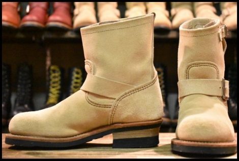 【5.5D 美品 11年】レッドウィング 2965 ショート スエードエンジニア ホーソーンアビレーンラフアウト ブーツ redwing HOPESMORE