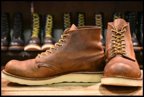 【8D 良品 07年】レッドウィング 9111 アイリッシュセッター 茶 カッパー ラフ＆タフ プレーントゥ 編み上げ ブーツ redwing HOPESMORE