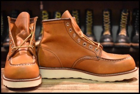 【7.5D 未使用 17年】レッドウィング 875 アイリッシュセッター 茶 オロレガシー モック レースアップ ブーツ redwing HOPESMORE
