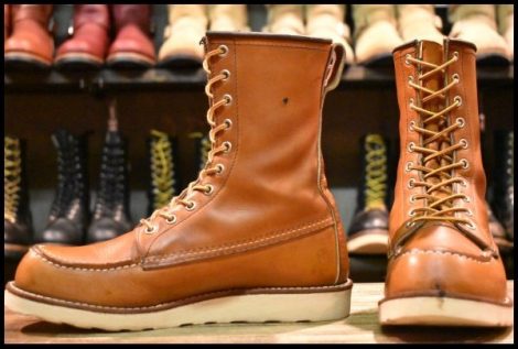 【7.5D 良品 21年】レッドウィング 877 ロング アイリッシュセッター オロレガシー モックトゥ 編み上げ ブーツ redwing HOPESMORE