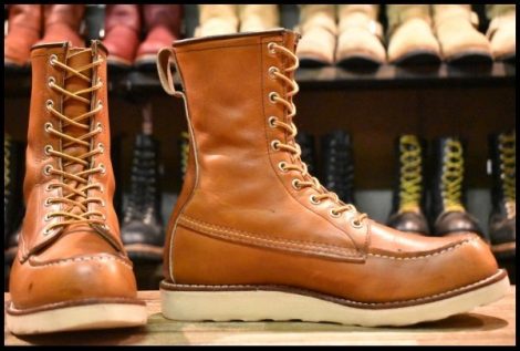【7.5D 良品 21年】レッドウィング 877 ロング アイリッシュセッター オロレガシー モックトゥ 編み上げ ブーツ redwing HOPESMORE