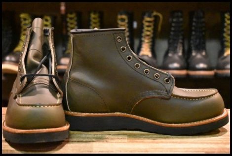 【7D 箱付 未使用 23年】レッドウィング 8828 アルパインポーテージ 深緑 アイリッシュセッター モックトゥ ブーツ redwing HOPESMORE