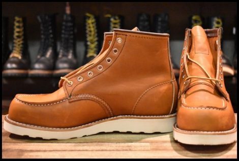 【9.5E 未使用 23年】レッドウィング 875 アイリッシュセッター 茶 オロレガシー モックトゥ レースアップ ブーツ redwing HOPESMORE
