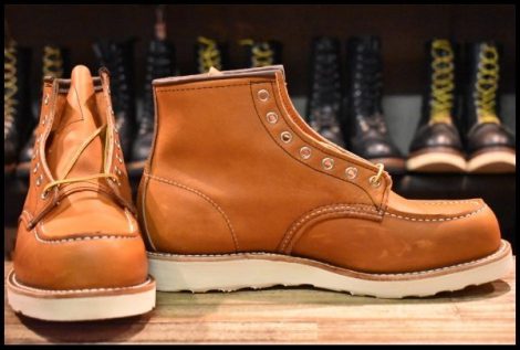 【9.5E 未使用 23年】レッドウィング 875 アイリッシュセッター 茶 オロレガシー モックトゥ レースアップ ブーツ redwing HOPESMORE