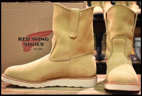 【9.5E 箱付 美品 25年】レッドウィング 8168 スエード ペコス ホーソーン アビレーン ラフアウト ブーツ redwing pecos HOPESMORE
