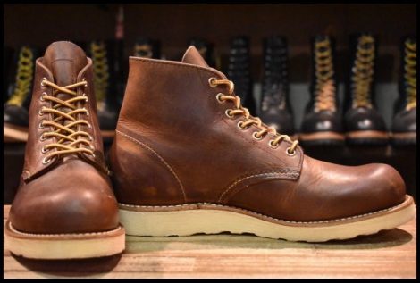 【8.5D 良品 19年】レッドウィング 9111 アイリッシュセッター カッパーラフ＆タフ ブラウン 茶 レースアップ ブーツ redwing HOPESMORE