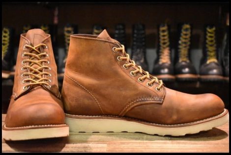 【9D 美品 15年】レッドウィング 9111 アイリッシュセッター 茶 カッパー ラフ＆タフ プレーントゥ 編み上げ ブーツ redwing HOPESMORE