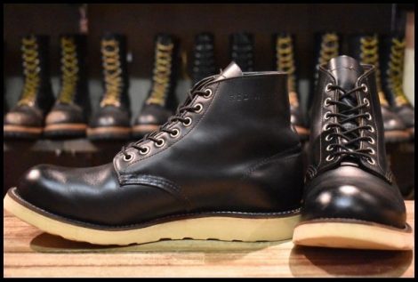 【8.5D 良品 15年】レッドウィング 9870 アイリッシュセッター ブラック クローンダイク 黒 編み上げ ブーツ redwing HOPESMORE