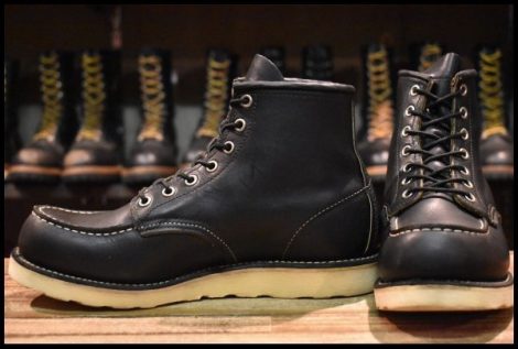 【8D 良品 12年】レッドウィング 9075 アイリッシュセッター 黒 ブラック ハーネス モック 8179 8130 ブーツ redwing HOPESMORE
