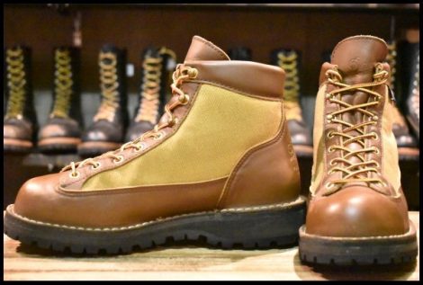 【7EE 良品 白タグ】Danner ダナーライト 30420X 茶 ブラウン カーキ ゴアテックス GORE-TEX 編み上げ ハイキング ブーツ HOPESMORE