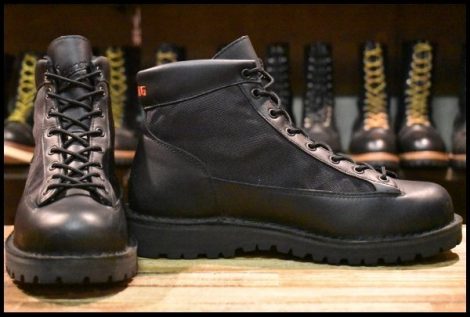 【9 箱付 美品 BRIEFING】Danner ダナーフィールド D121443 ブラック 黒 ゴアテックス ブリーフィング ダナーライト ブーツ HOPESMORE