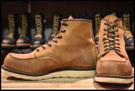 【8E 良品 19年】レッドウィング 8861 アイリッシュセッター ホーソーン ミュールスキナー ラフアウト 茶 ブーツ redwing HOPESMORE