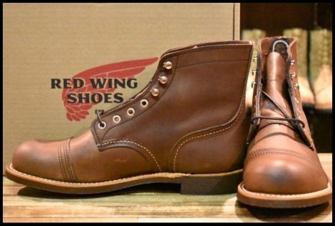 【7.5D 箱付 未使用 24年】レッドウィング 8111 アイアンレンジャー アンバー ハーネス キャップトゥ ブラウン ブーツ redwing HOPESMORE