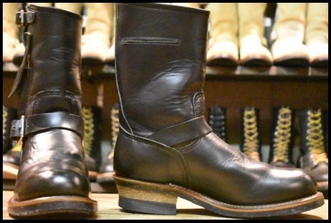 【7.5D 良品 PT99刺繍】レッドウィング 8270 ナイフポケット エンジニア 黒 ブラック スチールトゥ ブーツ 2268 redwing HOPESMORE