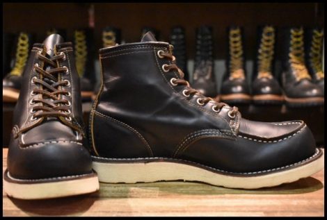 【8.5E 箱付 美品 21年】レッドウィング 9874 アイリッシュセッター ブラック クローンダイク モック 編み上げ ブーツ redwing HOPESMORE